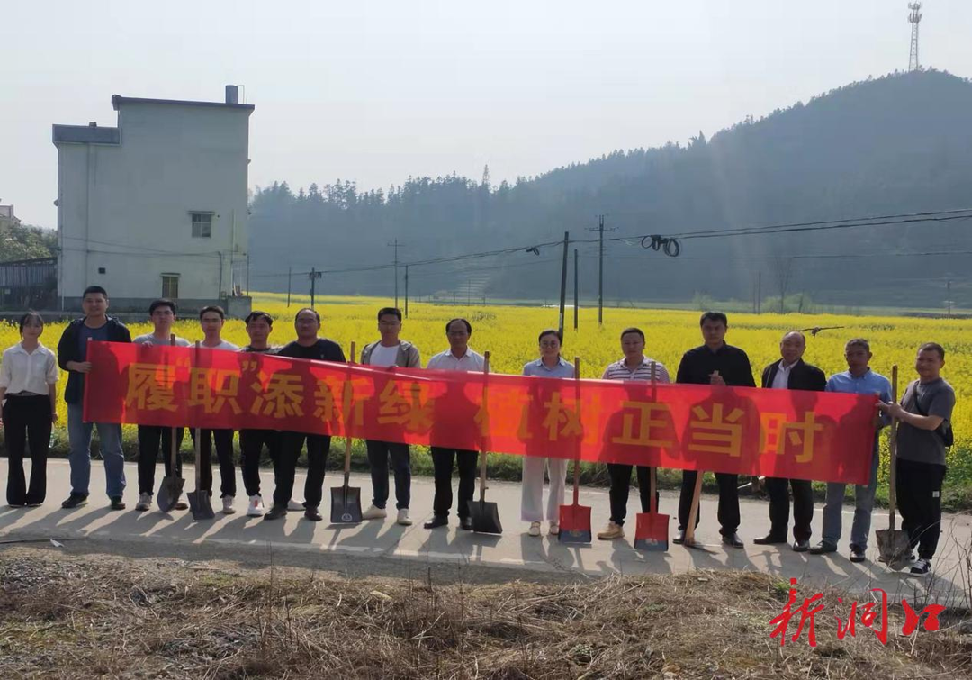 洞口县石柱镇：履“职”添新绿  植树正当时