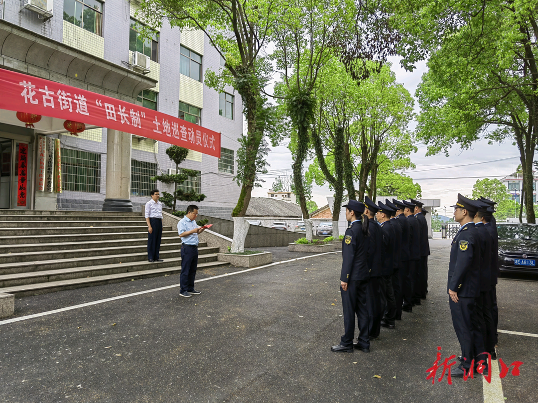 花古街道：“田长”巡田  当好耕地守护神
