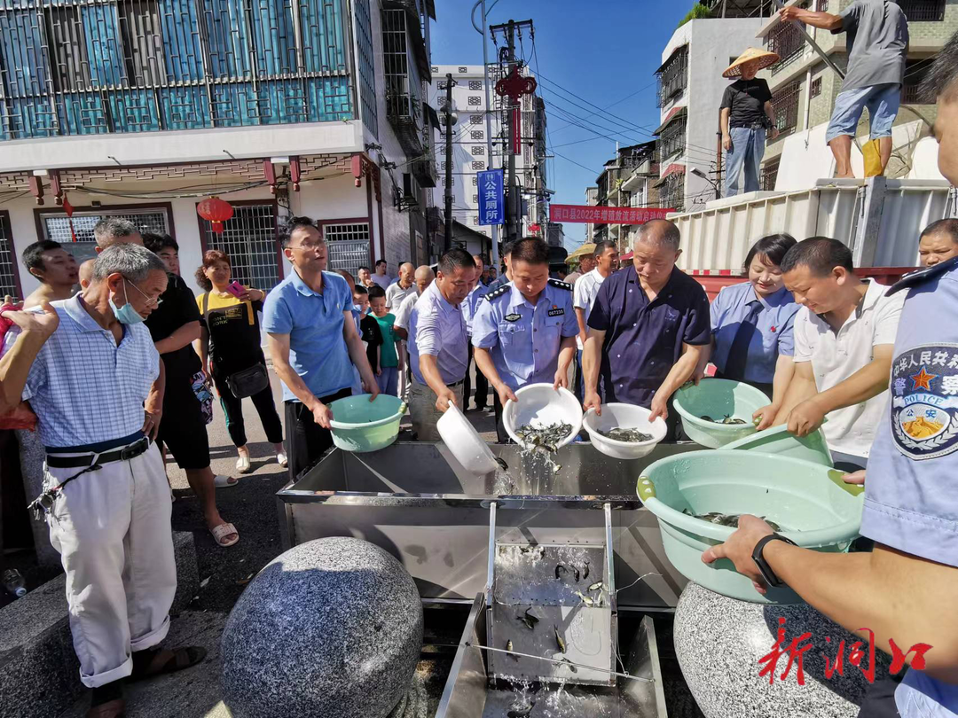 洞口县：投放300万尾鱼苗  保护平溪江水域生态环境
