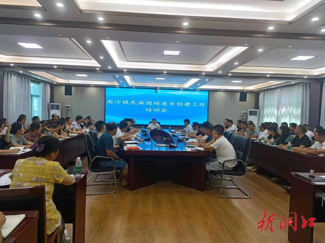 洞口县高沙镇召开民族团结进步创建工作培训会
