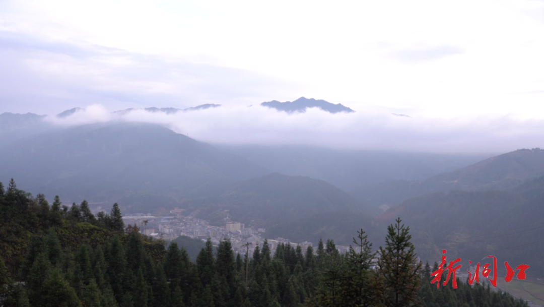 江口镇大马排山：云海入画来