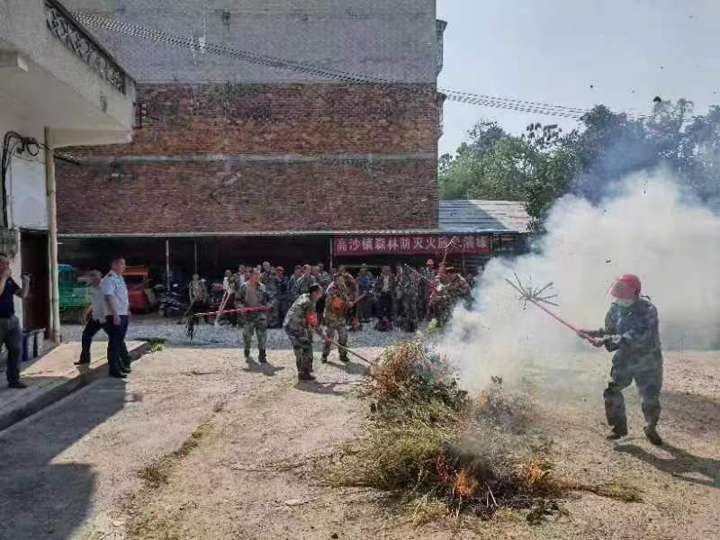 高沙镇： 坚持“三防一体”，筑牢森林防火安全墙