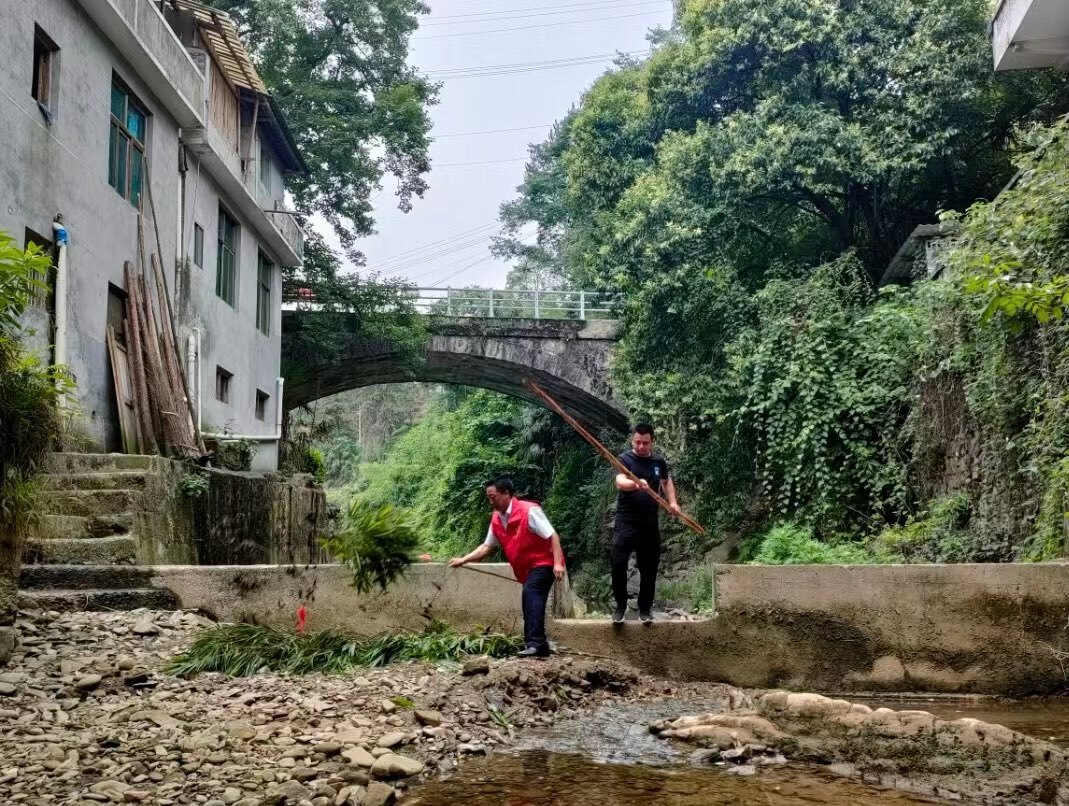 强化河道管理 共建宜居家园  ——桐山乡扎实开展河道清理整治