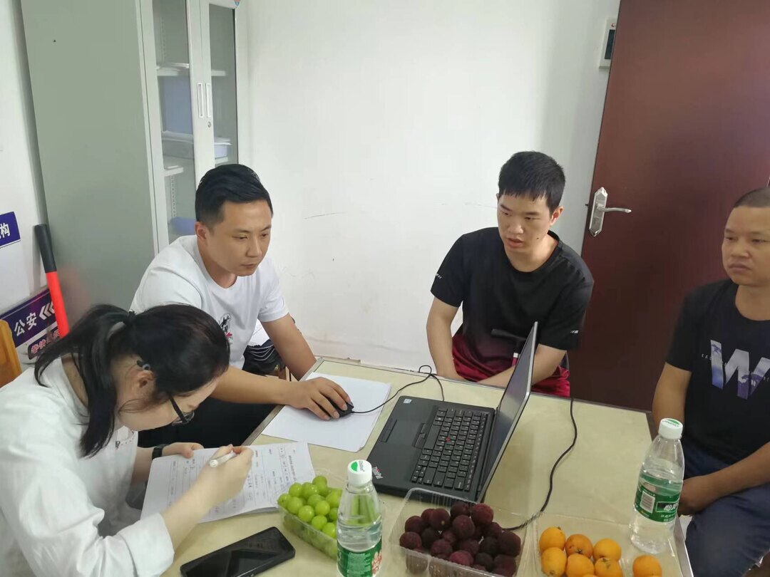 省残疾人劳动就业服务中心来我县指导残疾人职业能力评估工作