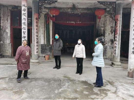 县民宗局督查宗教活动场所安全生产工作