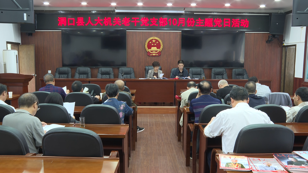 县人大机关退休干部党支部开展主题党日活动