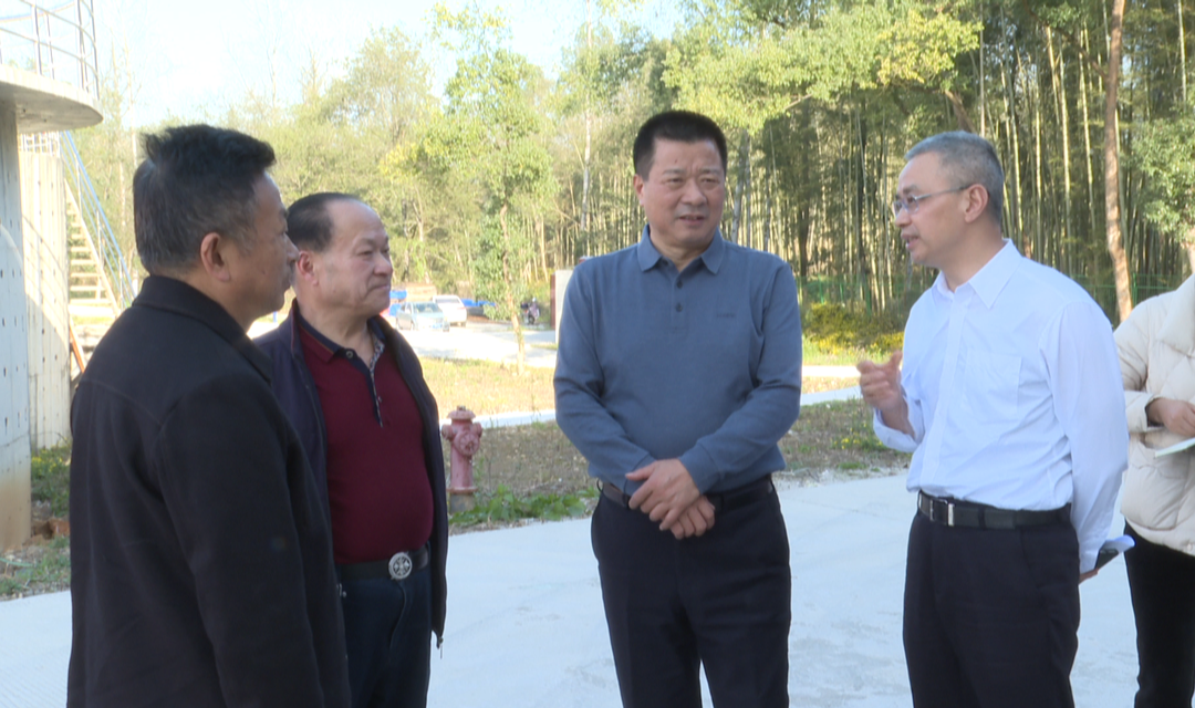 以守护好一江碧水理念 推动生态环境大保护——蒋志刚率队来我县调研生态环境保护工作
