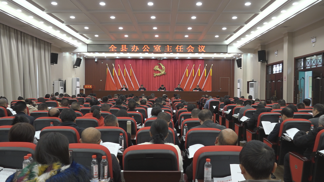 洞口县召开办公室主任会议
