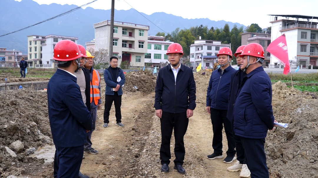 ﻿吴韬到岩山镇调研高标准农田建设和乡村振兴工作