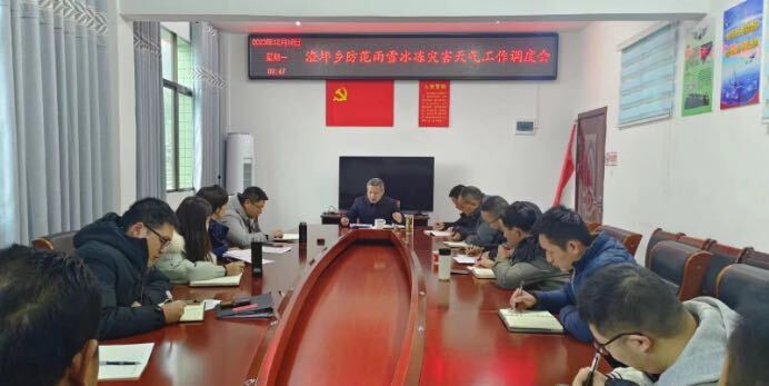 渣坪乡：扎实开展雨雪冰冻灾害天气应急防范工作
