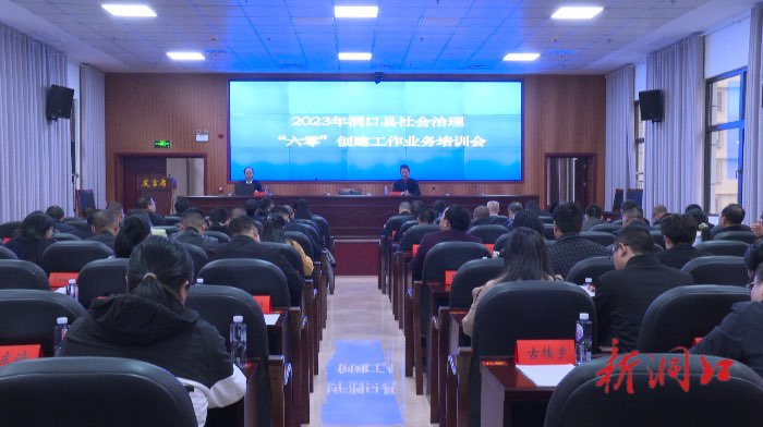 洞口县举办社会治理“六零”创建工作业务培训会