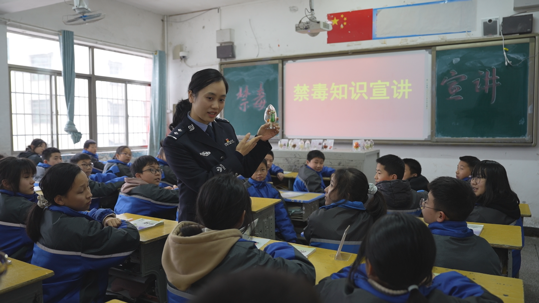 县禁毒办：禁毒知识进校园 护航青春助成长