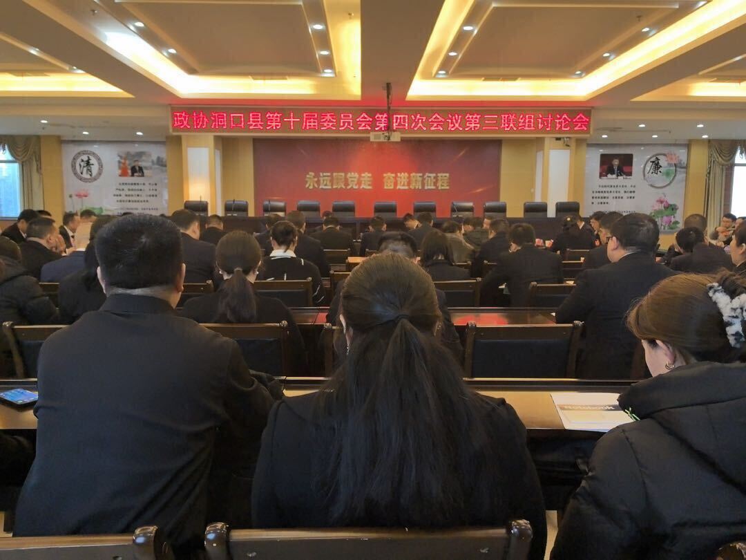 郭向荣等县领导参加县政协第三联组讨论