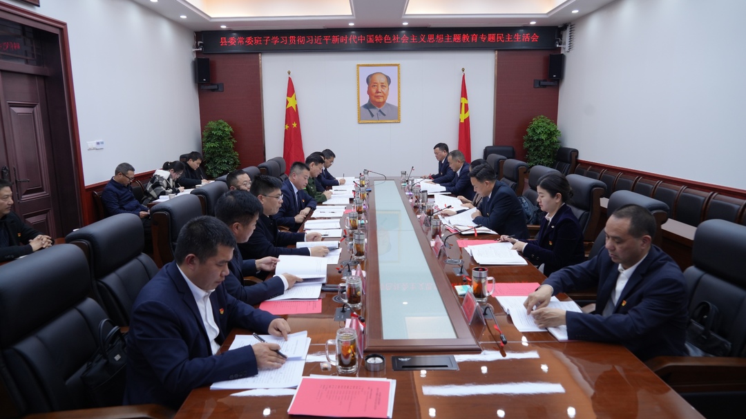 洞口县委常委班子召开主题教育专题民主生活会