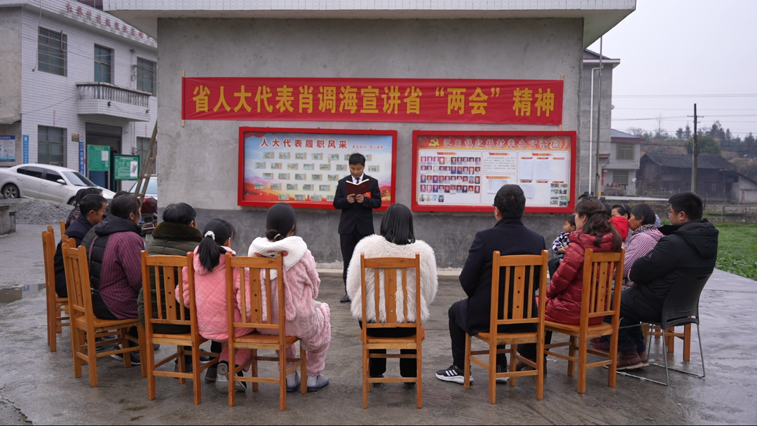 履职优秀省人大代表肖调海：把省“两会”精神传到基层 擘画乡村新发展