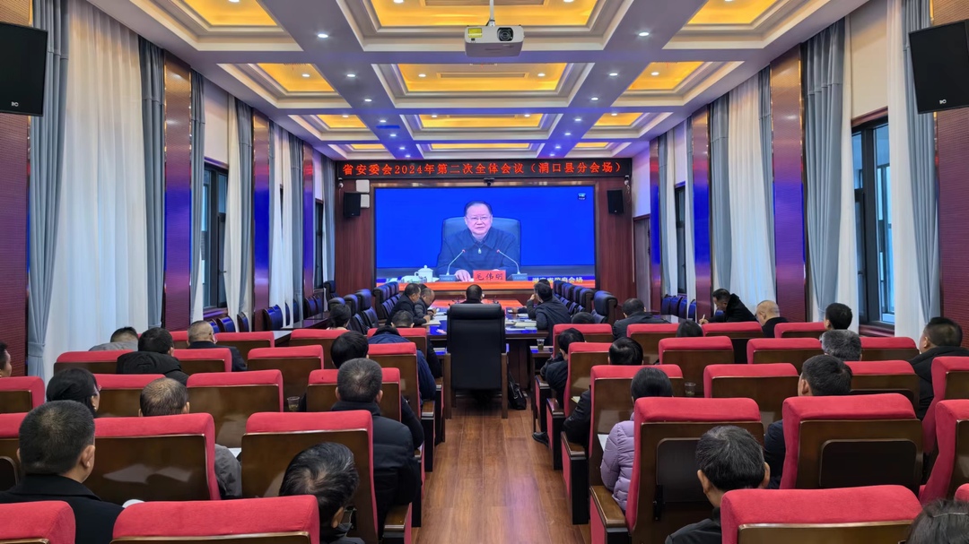 我县组织收看省安委会2024年第二次全体会议