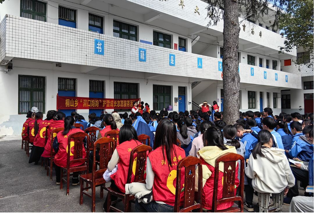 桐山乡开展“护蕾同行 聚她力量”学雷锋志愿服务活动