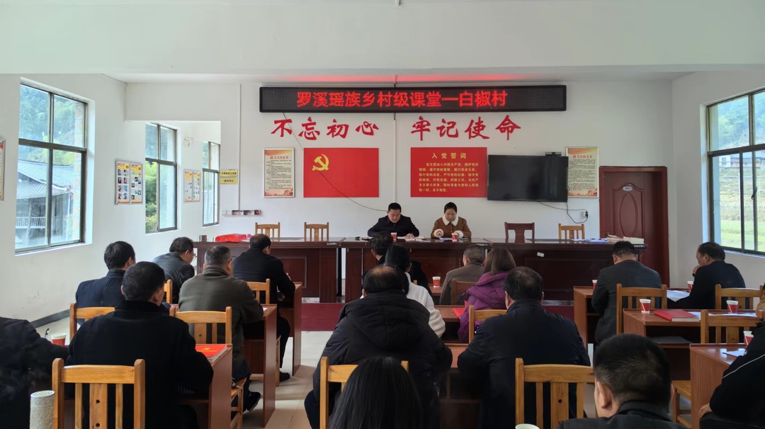 罗溪瑶族乡：村级“小”课堂  能力“大”提升