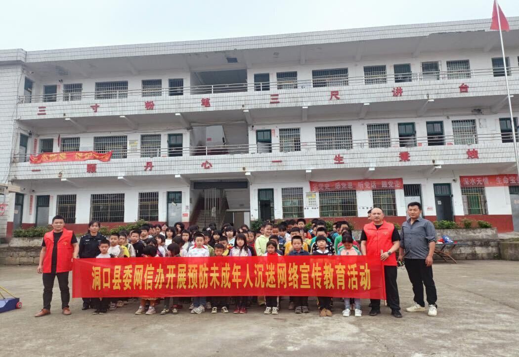 洞口县委网信办开展预防未成年人沉迷网络宣传教育