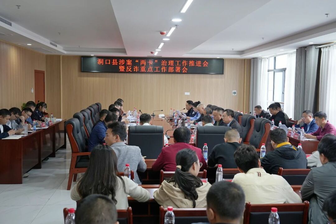 洞口县召开“两卡”治理工作推进会暨反诈重点工作部署会
