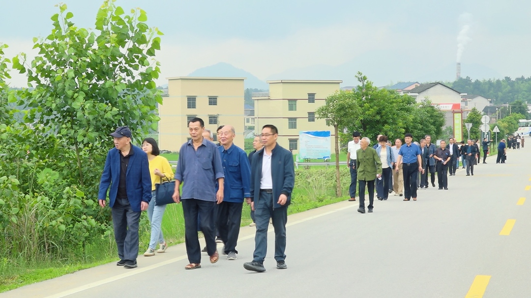 洞口县组织离退休干部参观工农业生产(图1)
