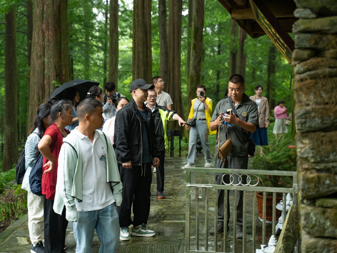 县网络人士联谊会到龙坪山开展文旅融合调研活动(图3)