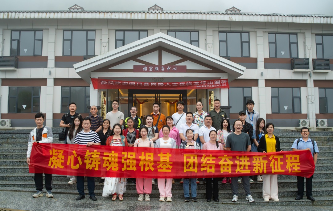 县网络人士联谊会到龙坪山开展文旅融合调研活动(图1)