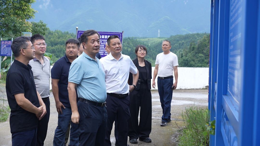 省防汛抗灾第五督导组到我县督导防汛抗灾工作