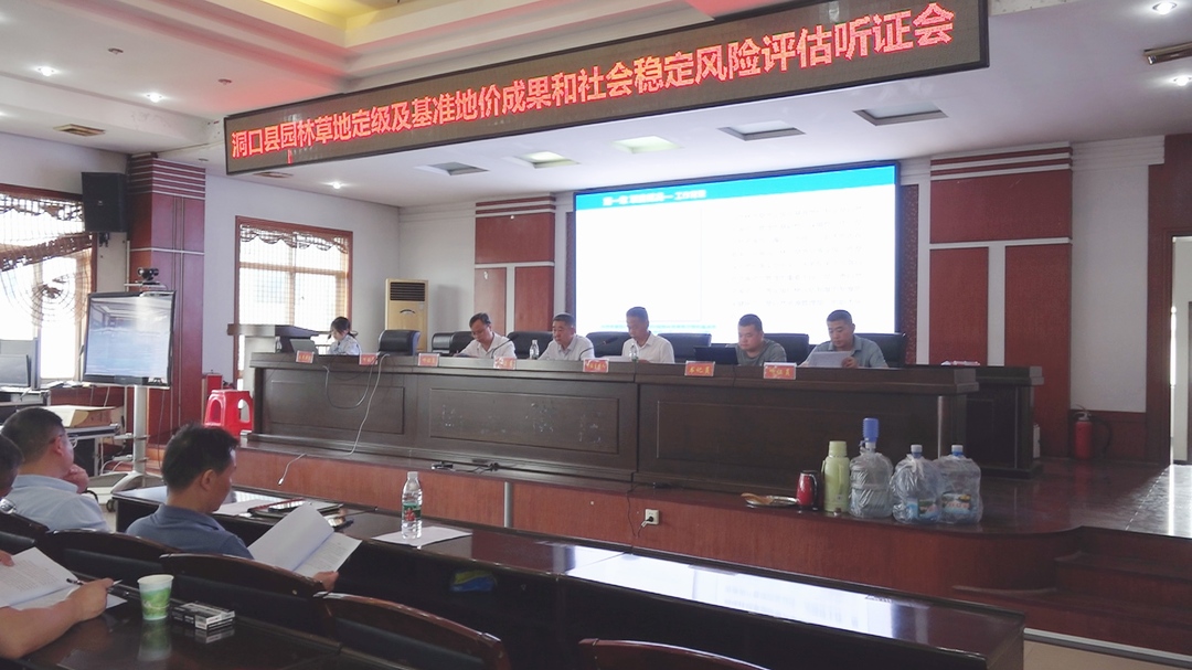 洞口县召开园林草地定级及基准地价评估成果听证会(图2)
