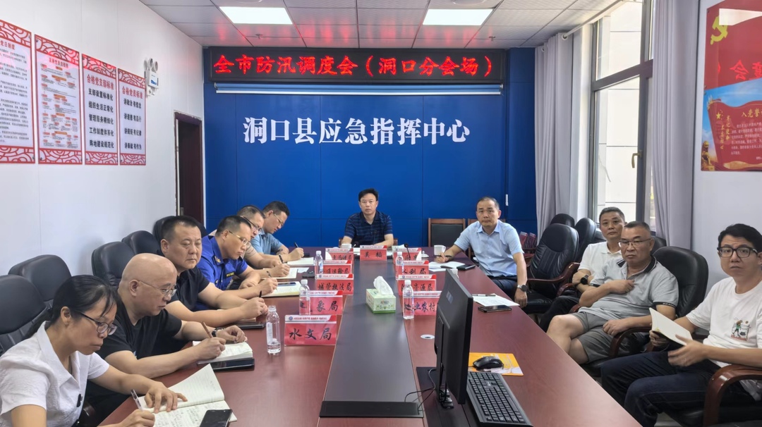 洞口县召开防汛工作调度会(图1)