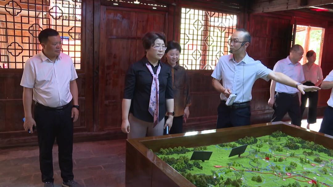 周迎春来我县调研人大工作并开展“五大”主题实践活动