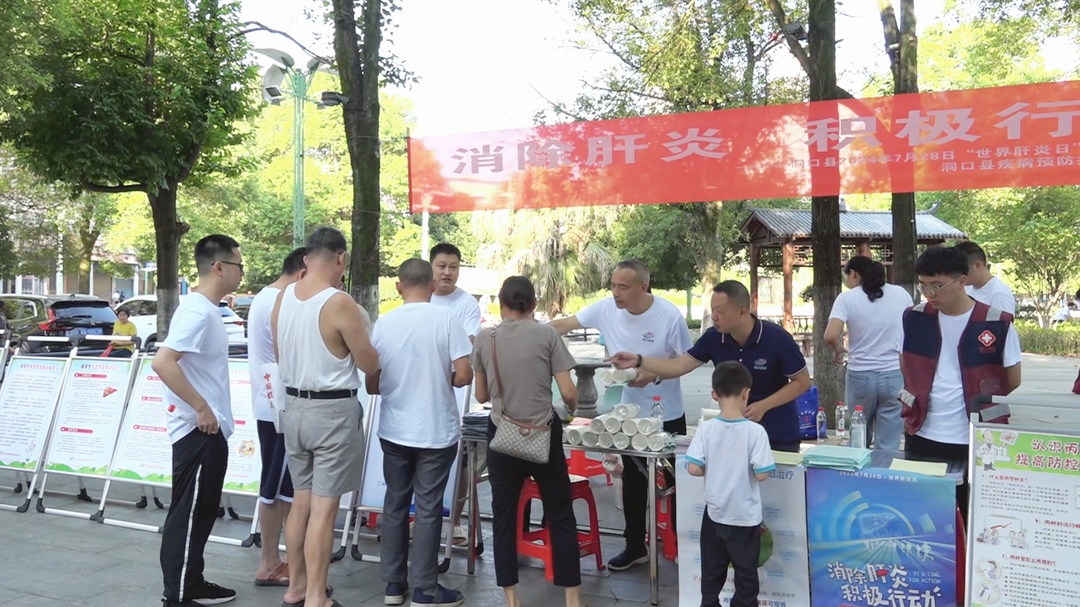 洞口县开展“7.28世界肝炎日”宣传活动(图1)