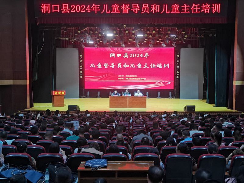 洞口县举办2024年儿童督导员和儿童主任培训