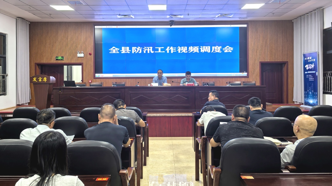 洞口县召开防汛工作视频调度会(图1)