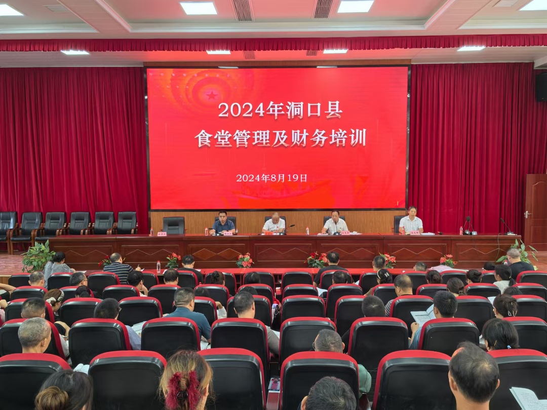 洞口县开展2024年校园食堂管理及财务培训(图1)