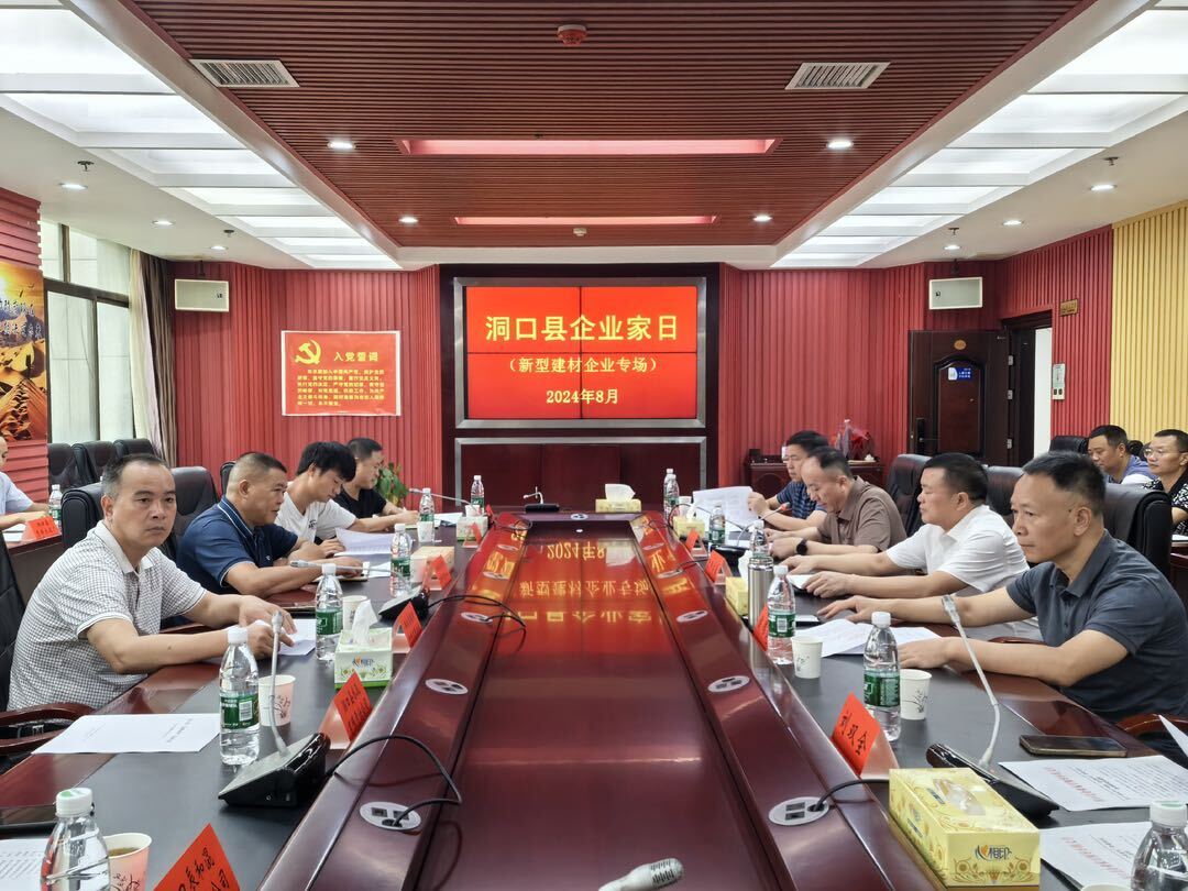 洞口县举行8月份“企业家日”活动