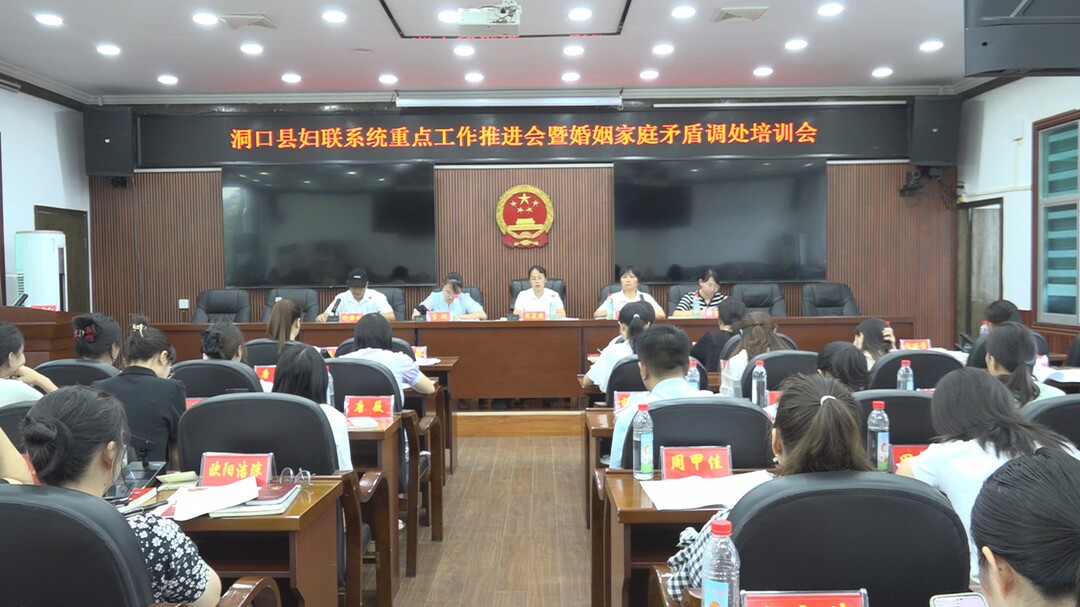 洞口县妇联系统组织召开党的二十届三中全会精神宣讲会(图1)