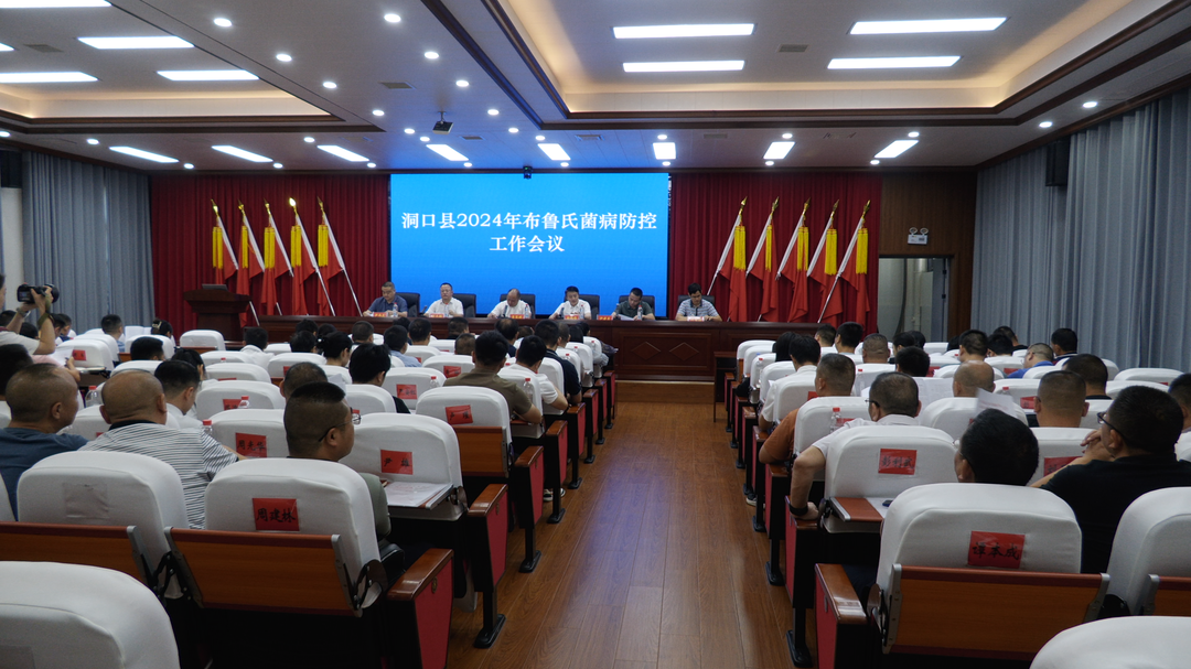 洞口县2024年布鲁氏菌防控工作会议召开(图1)