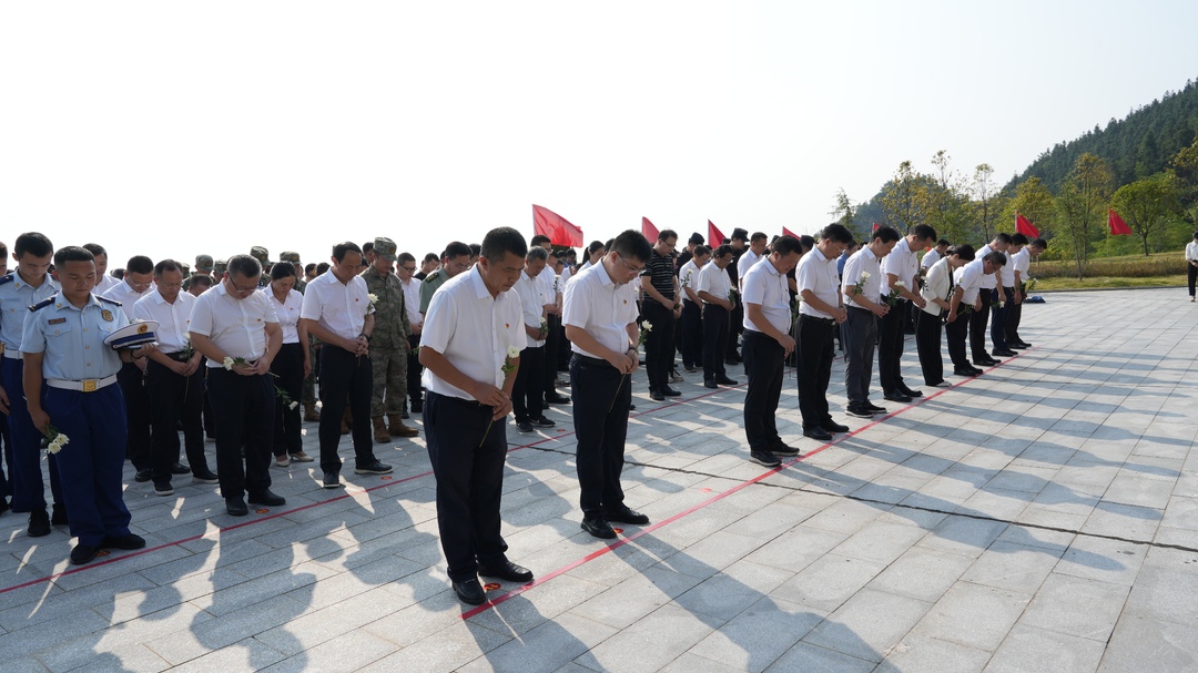 洞口举行烈士纪念日公祭活动：缅怀革命先烈 凝聚奋进力量(图2)