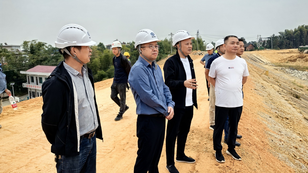 罗颢督导重点项目建设工作(图1)