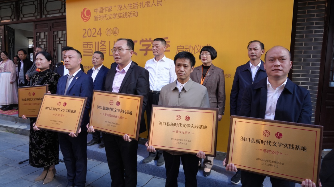 ﻿文润雪峰 桔约洞口丨2024首届“雪峰山文学季”启动(图3)