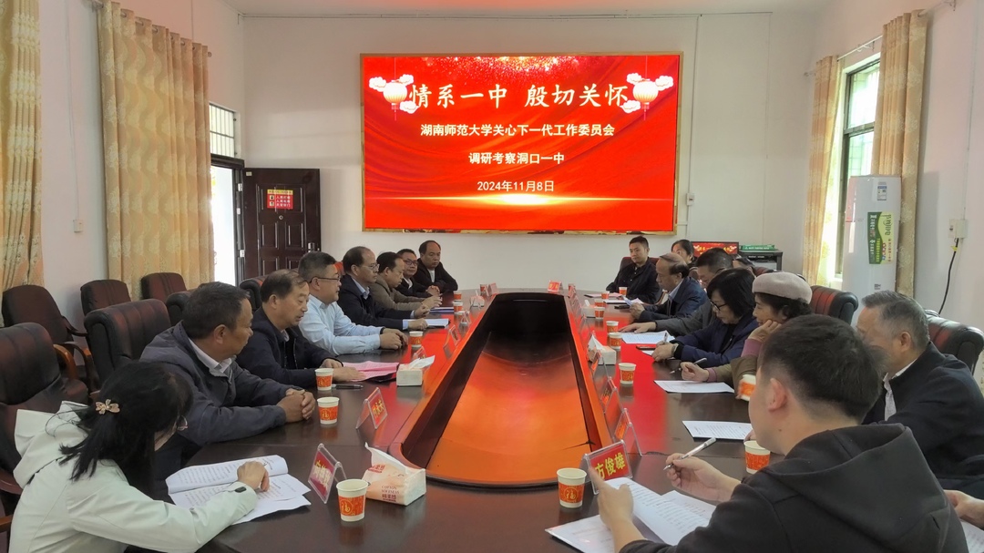 湖南师范大学关工委调研组到洞口县调研乡村振兴、基础教育情况(图2)