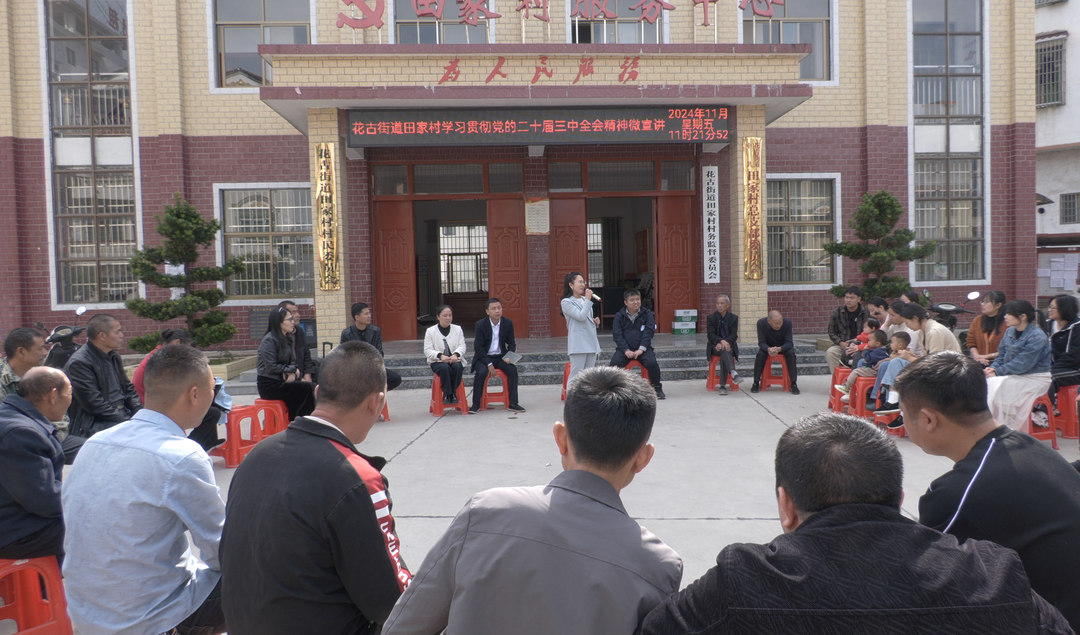 邵阳市委宣讲小分队到洞口宣讲党的二十届三中全会精神(图1)