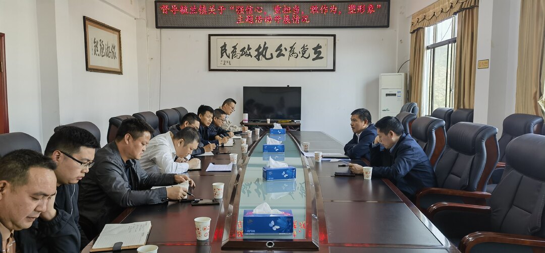 唐煜到毓兰镇督导“强信心、重担当、敢作为、塑形象”主题活动开展情况(图1)