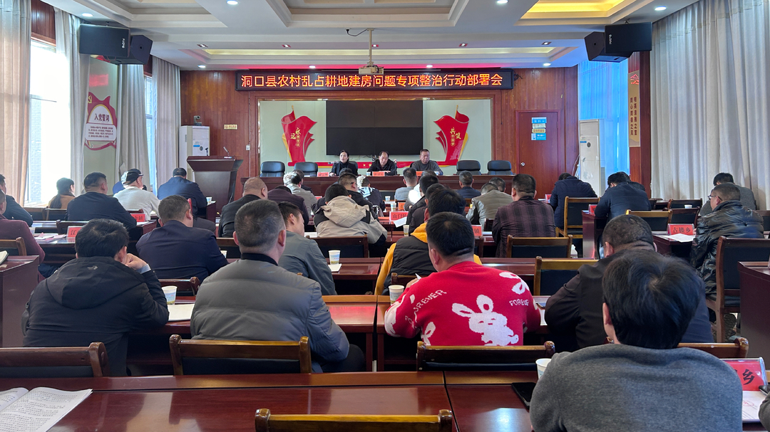 洞口县召开农村乱占耕地建房问题专项整治行动部署会(图1)