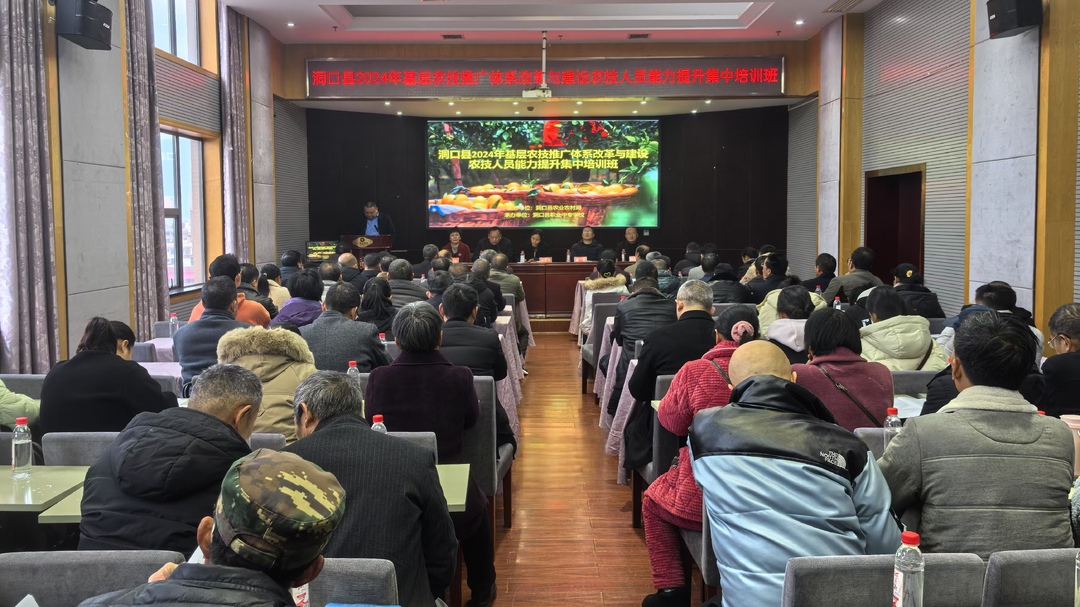 我县开展2024年基层农技推广体系改革与建设农技人员能力提升集中培训