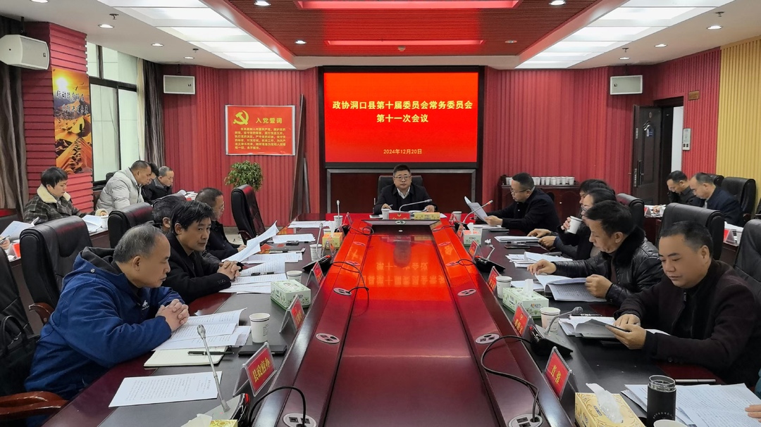 政协洞口县第十届委员会常务委员会召开第十一次会议