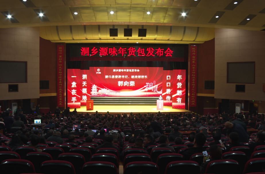 洞口县举行“洞乡源味”年货包发布会