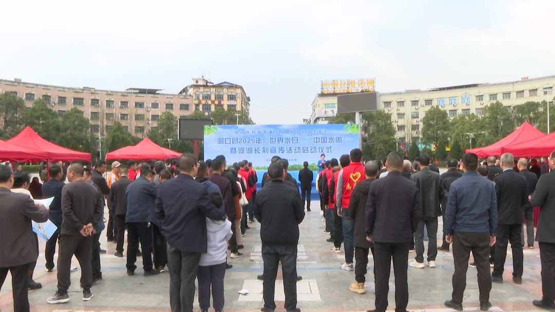 洞口县举行2025年“世界水日”“中国水周”暨河湖长制宣传活动启动仪式