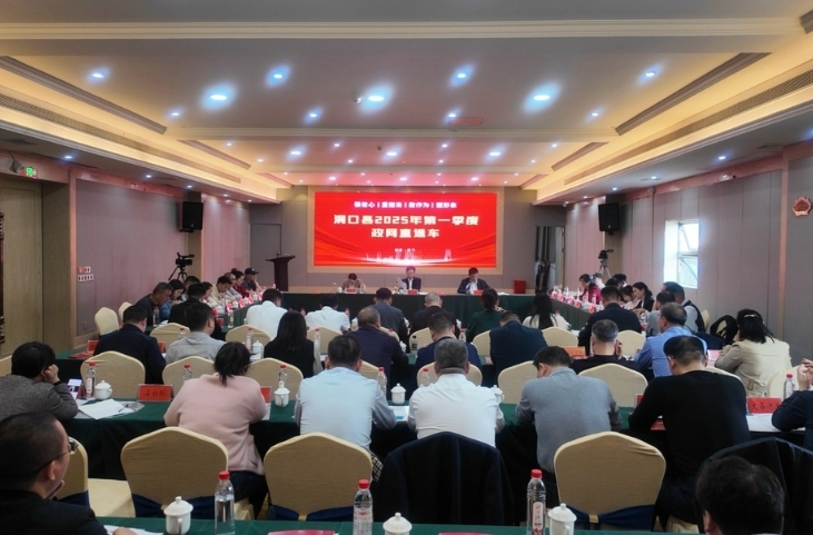 洞口县举行2025年一季度“政网直通车”活动